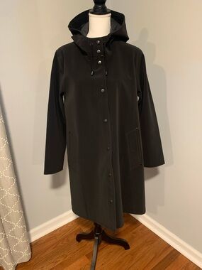 NWT STUTTERHEIM Mosebacke Suede Raincoat